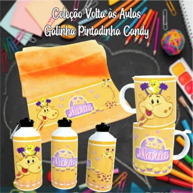 Kit Toalhinha com Garrafa Personalizada