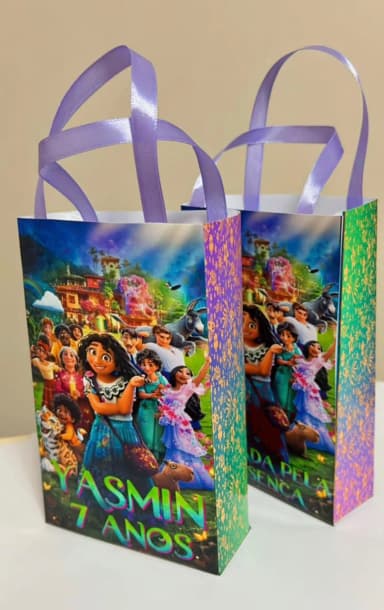 Sacolinhas Personalizada Encanto Lembrancinhas
