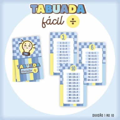 Chaveiro Tabuada Personalizada