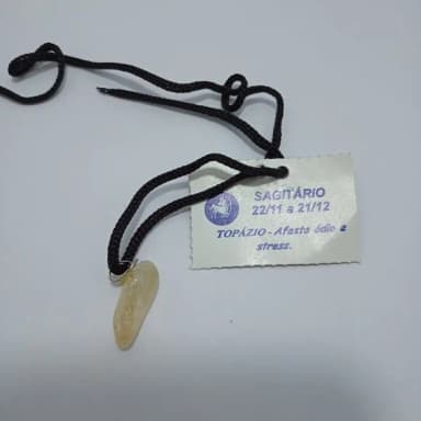 Cordao de Signo Sagitario com Pedra