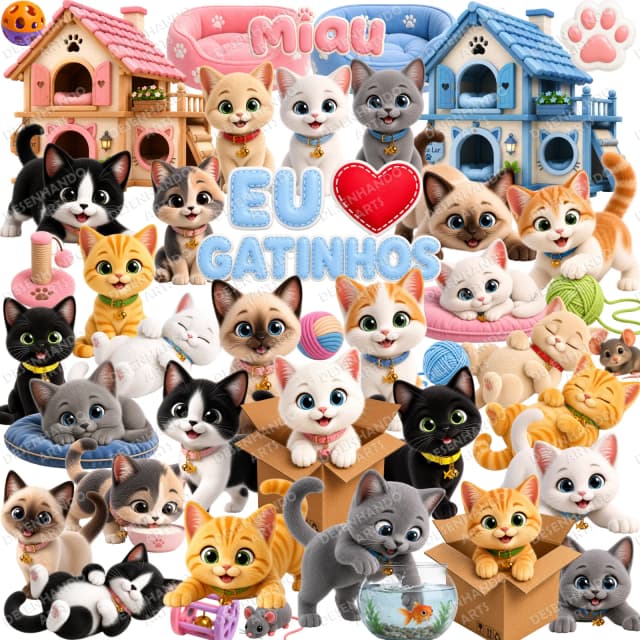 KIT DIGITAL GATINHOS