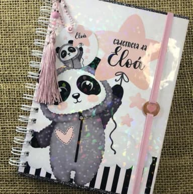 Caderneta de Saúde / Vacinação Personalizada Panda Fofinha