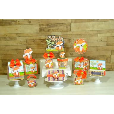 Kit 30 Lembrancinhas - Raposinha