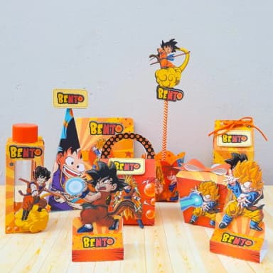 Kit 60 Lembrancinhas Dragon Ball Z