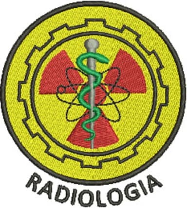 Matriz de Bordado Símbolo Radiologia