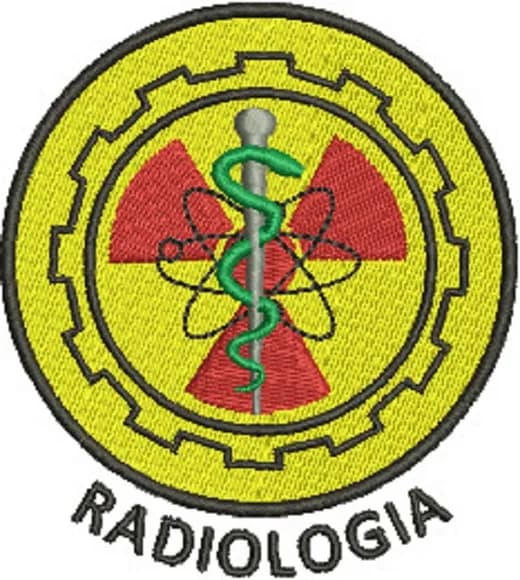 Matriz de Bordado Símbolo Radiologia