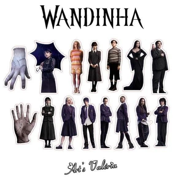 Display de Mesa Wandinha - 18cm - Valor Unitário