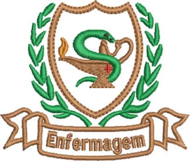 Matriz de Bordado Brasão Enfermagem