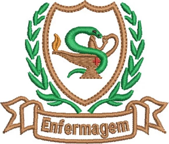 Matriz de Bordado Brasão Enfermagem