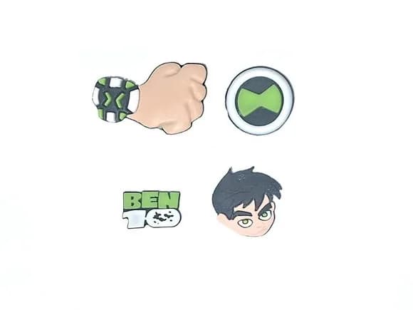 Aplique Ben 10 Emborrachado Pacote com 8 Unidades
