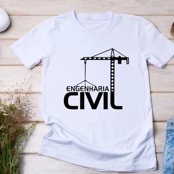 Camiseta Profissão Engenharia Civil