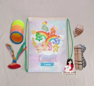 Mochila Boa Infância Tema Ursinhos Carinhosos