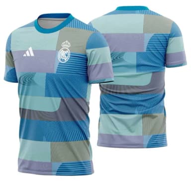 Arte Vetor Camisa Real Madrid Pre-jogo 2025-2026