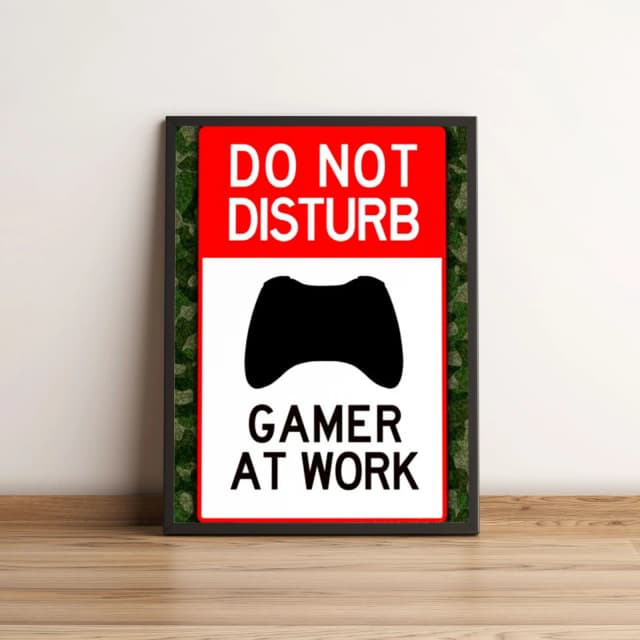 Quadro Do Not Disturb Game At Work 194