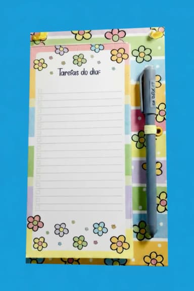 Bloco de Notas - "Tarefas do dia"