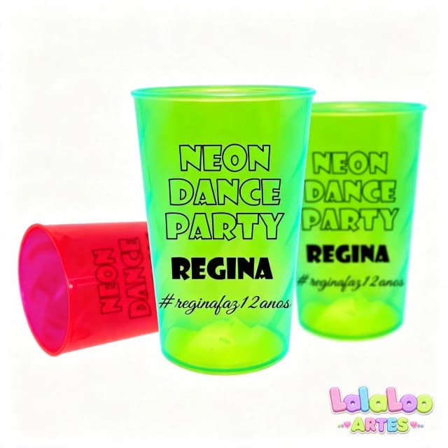 Copo Neon Party Personalizada