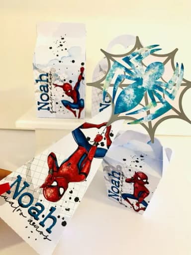 Kit 60 Lembrancinhas Homem Aranha