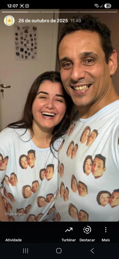 Pijamas  Personalizados com foto