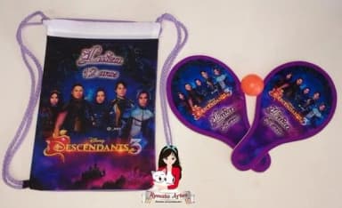 Mochila Ping Pong Personalizada Tema Descendentes 3