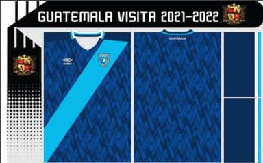 Vetor Da Camisa Guatemala Visita 2021-2022