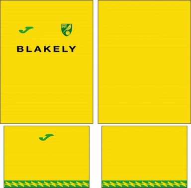 Arte Vetor Camisa Norwich City Local 2025-2026