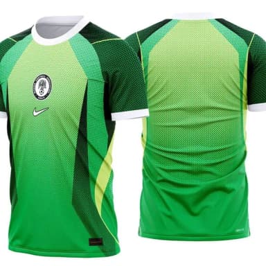 Arte Vetor Camisa Nigeria Titular 2026-28