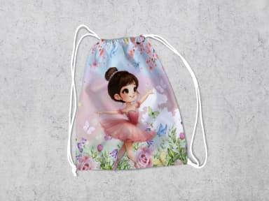 Mochilinha Personalizada para lembrancinhas Bailarina