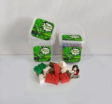 Monta Monta no Baldinho Personalizado Hulk