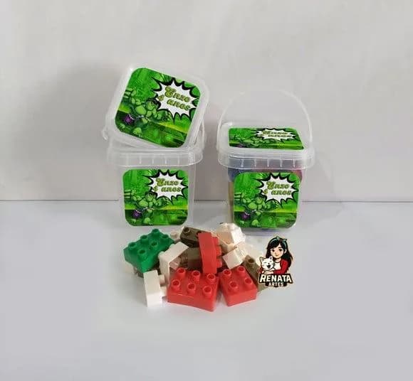 Monta Monta no Baldinho Personalizado Hulk