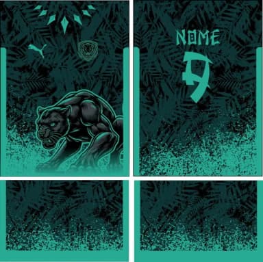 Arte Vetor Camisa Interclasse Pantera 286