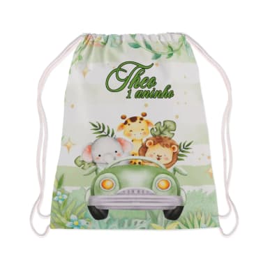 mochilinha personalizada Safari