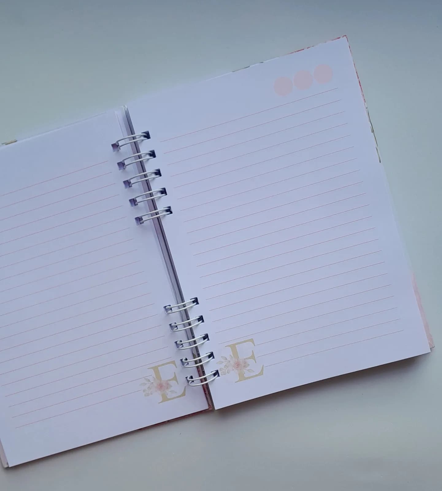 Caderno A5 Alfabeto Floral c/ 100 folhas