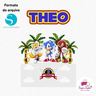 Arquivo Digital - Topo de Bolo Sonic