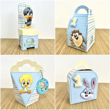 Kit 60 Lembrancinhas Looney Tunes
