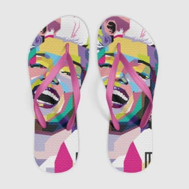 Mokunp Chinelo Praia Coreldraw -yellow