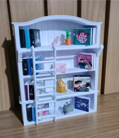 Mini estante de Livros decorativa (impressão 3D)