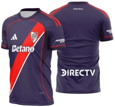 Arte Vetor Camisa River Plate Terceira 2026