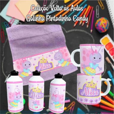 Kit Toalhinha com Garrafa Personalizada