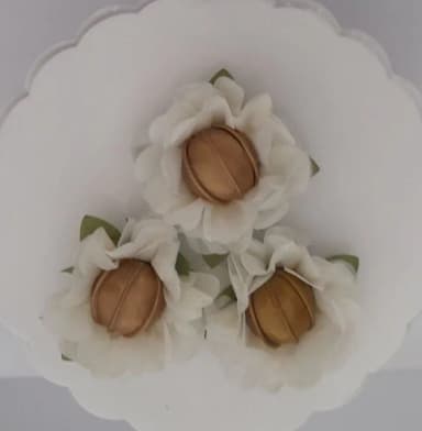 Forminhas Coração Apaixonado Off White