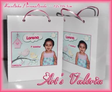 Sacolinha Personalizada - 12x10x3cm