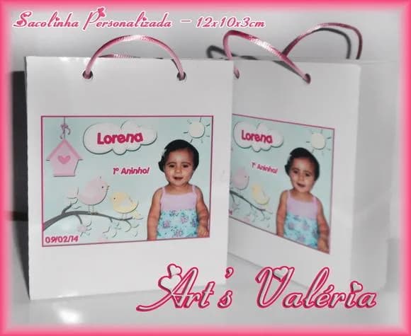 Sacolinha Personalizada - 12x10x3cm