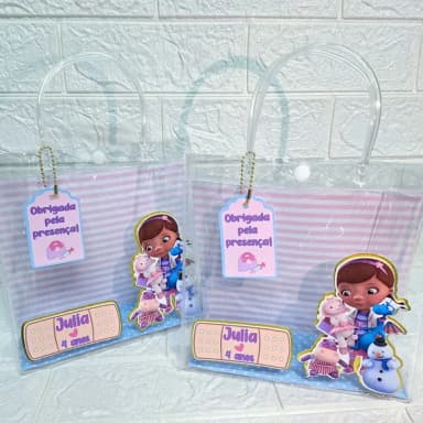 Sacola Pvc Transparente - Doutora Brinquedo