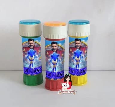 Bolhas de Sabão Sonic Filme