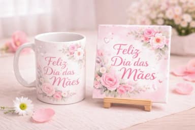 Caneca Personalizada + Azulejo