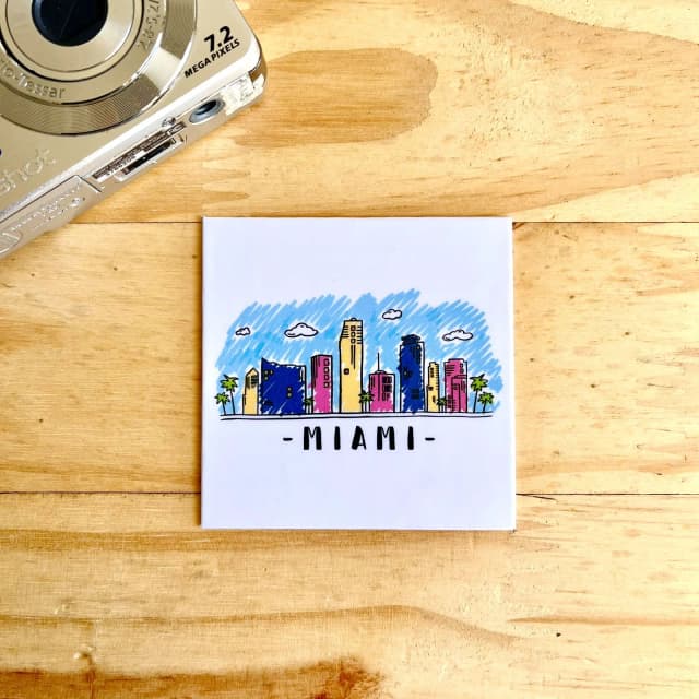 Imã Decorativo Lembrança - Miami