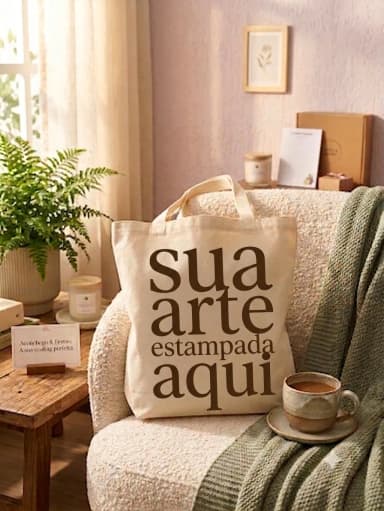 Ecobag Premium 30x40x10 com personalização grande