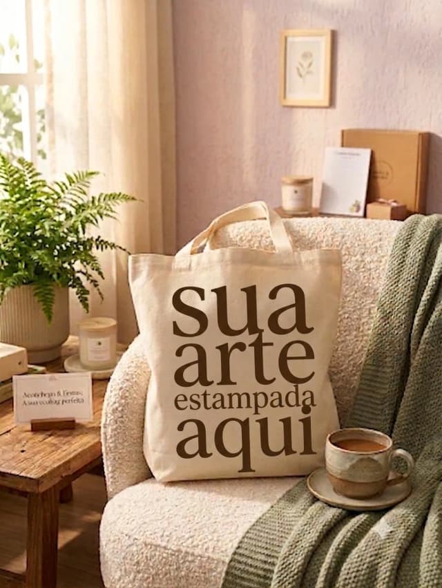 Ecobag Premium 30x40x10 com personalização grande