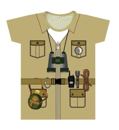 Camiseta Infantil Safari