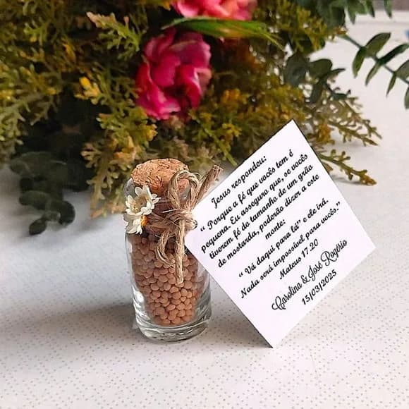 Lembrancinha Casamento Grão de Mostarda