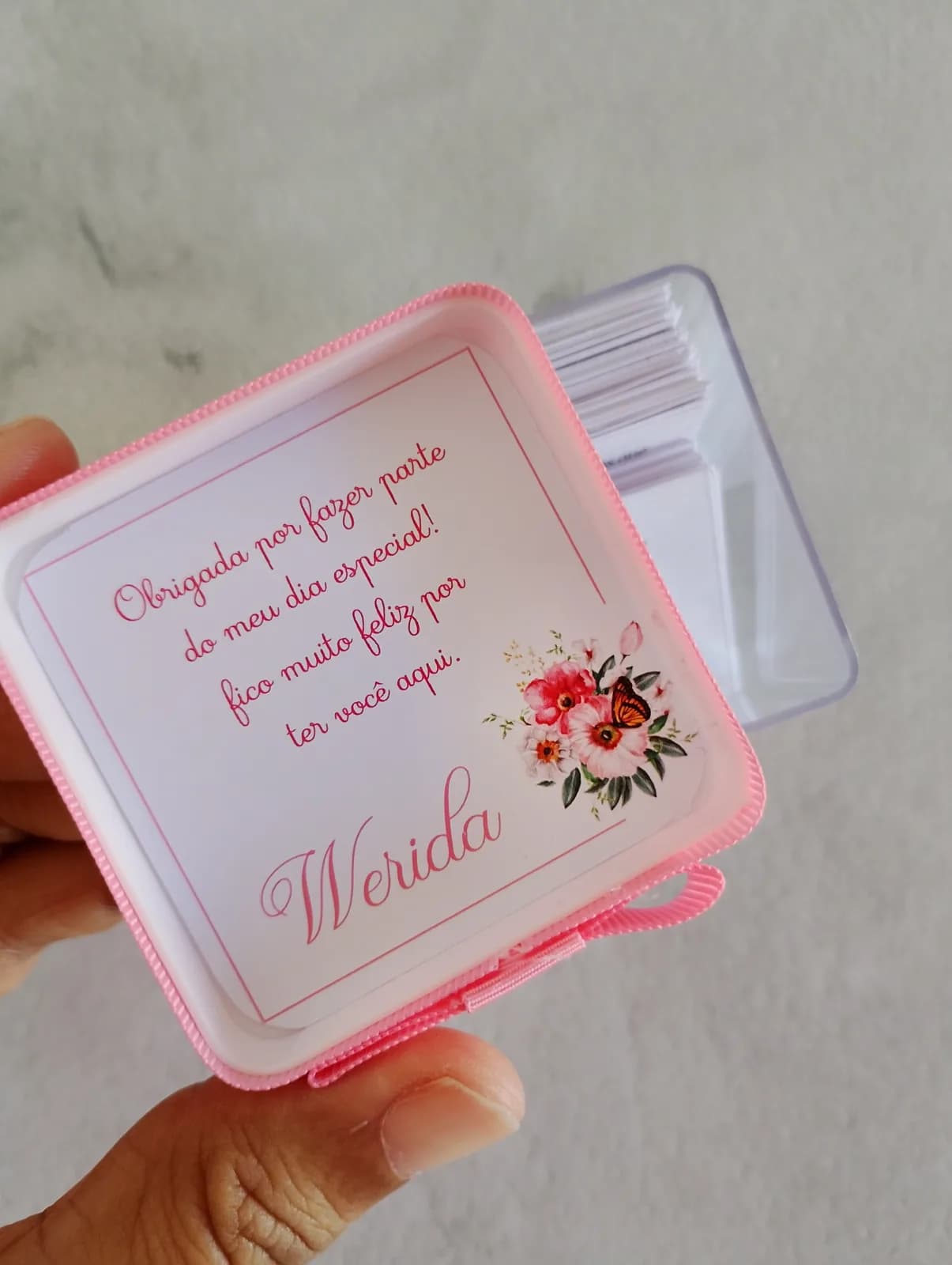 100 Caixinhas de Promessas Acrílico /lembrancinhas personalizadas